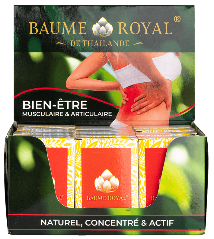 Présentoir Baume Royal Rouge